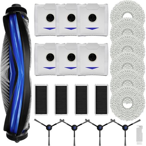 AQUATECHNICK - kit d'accessoires pour ECOVACS DEEBOT N30 — brosses principales, latérales et filtres, rendement de nettoyage durable (1/5)