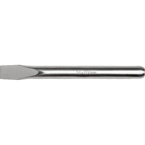 Bahco Burin plat 24 mm en acier inoxydable avec contour à un angle de 55°, forme ovale, 300 mm - SS610-24-300