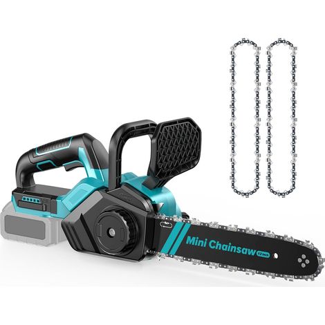Tronçonneuse sans fil de 30 cm - Graissage automatique de la chaîne - Compatible avec batterie 18 V - Tronçonneuse électrique pour sécateur de jardin - Tondeuse à bois (sans batterie ni (1/5)