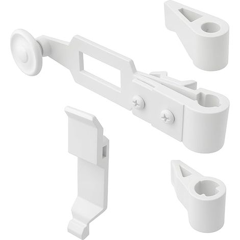 Accessories for Spanish Swing Shutters – Closure System for Shutters and Shutters – Matte White Made of Durable Polyamide Material (1/3)