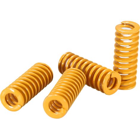 4 ressorts de compression pour plateau chauffant amélioré, longueur 20 mm de diamètre extérieur 8 mm de diamètre intérieur 4 mm, compatibles avec les imprimantes 3D Anet A8, A6, ET4, ET5 et Creality 1 (1/5)