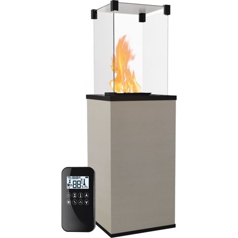 KRATKI Gaskamin PATIO Quarzstein Filo Oro Gasheizgerät 4-8,2 kW (1/5)