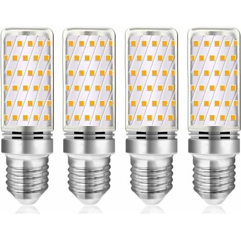 E27 Mais LED Bulb 12W Cool White 6000K, 360° Light, E27 Halogen Equivalent 100W, AC 230V, E27 LED Mais Lamp Cold White for Indoor Lighting, Non-dimmable, Pack of 4 (1/5)
