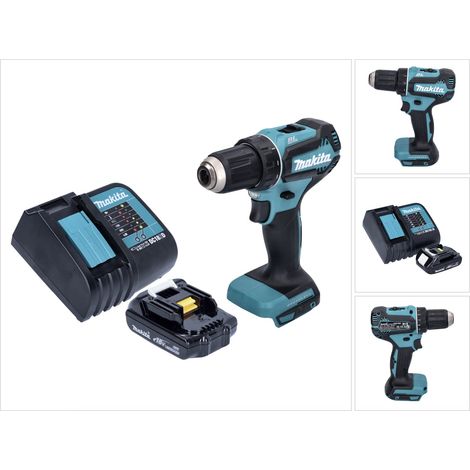 Makita DDF 485 SY1 Akku Bohrschrauber 18 V 50 Nm Brushless + 1x Akku 1,5 Ah + Ladegerät