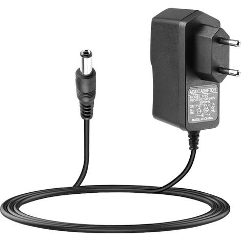 12V 1A Adaptateur Secteur avec Jack 5,5 x 2,1 mm pour Bandes LED (1/5)
