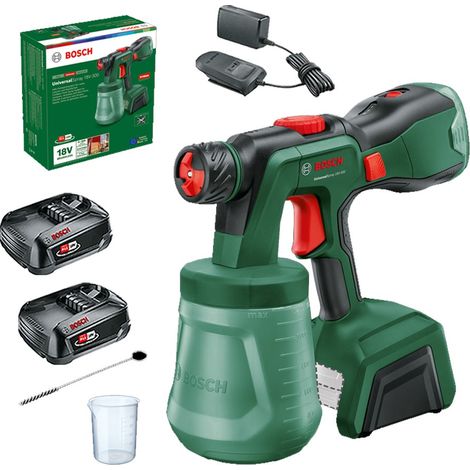 Bosch Paint Spray System Universal Spray 18V-300 + X2 1.5AH Battery kit (1/5)