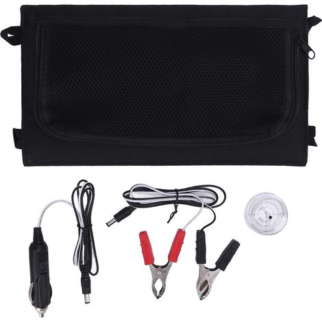 Chargeur solaire portable pliable 30 W avec panneau de sortie USB type C DC PD Charge rapide pour téléphones 12 V Batterie de voiture Prévention des pertes de puissance