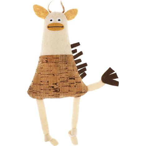 Gioco per gatti corky giraffa 12 cm con sughero