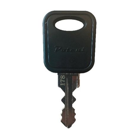 CHIAVE PIATTA POTENT 6000K ORIGINALE - OTTONE NICHELATO- 10 pezzi