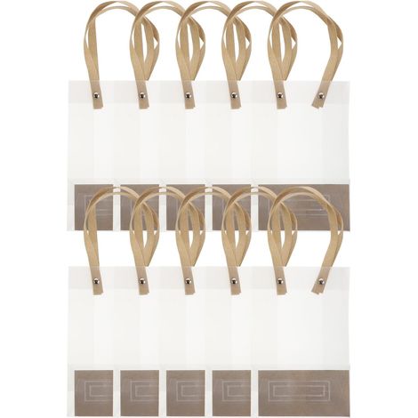 de 10 sachets transparents en polypropylène dépoli (1/5)