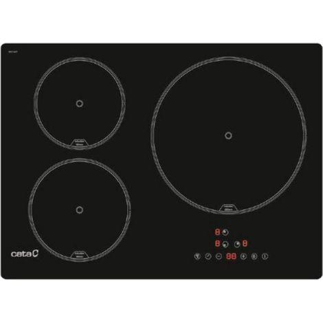 Cata IB 5003 BK - Vitroceramica Induccion 3 Zonas Coccion Ancho 60 Cm (1/2)