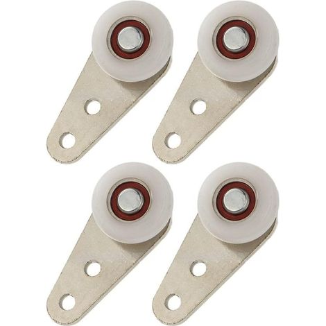 Silent Metal Sliding Door Roller for Cabinet (4pcs) (1/5)