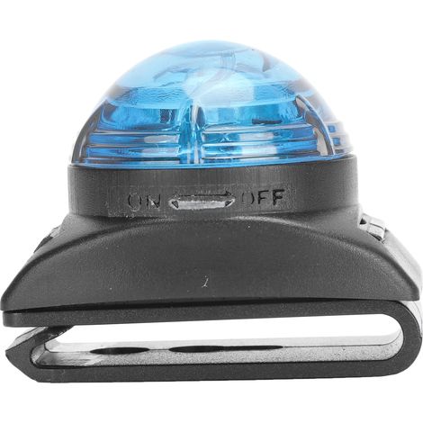 Lampe LED étanche pour chien - Collier lumineux de sécurité nocturne avec clip (Bleu) (1/5)