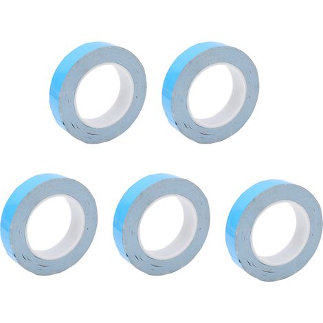 Lot de 2 rubans adhésifs thermiques double face, épaisseur 0,2 mm, largeur 27 mm, longueur 25 m, pour la dissipation de la chaleur et l'isolation thermique. (1/5)