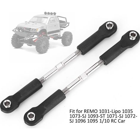 Servos 1/10, tige de traction, levier de direction, accessoire pour voiture RC compatible avec REMO 1031-Lipo (1/4)
