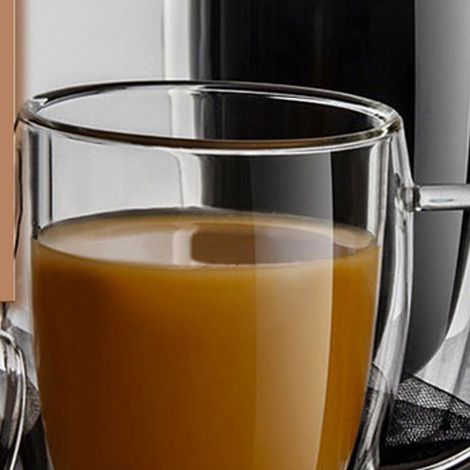 Tasse à double paroi transparente avec couvercle, tasse à café épaisse, tasse à lait double (1/5)