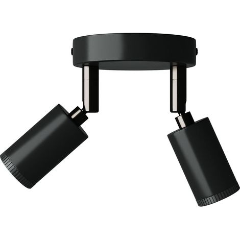 Fermaluce con 2 faretti orientabili Mini Spotlight GU1d0