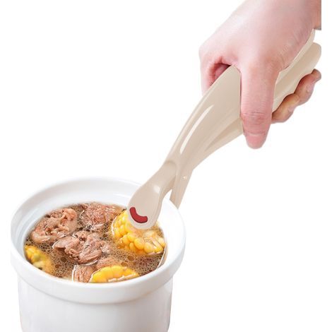 Nicht hitzebeständige, rutschfeste Heizzange für sicheres Kochen wiederverwendbare Küchenutensilien, Mikrowelle, Büro, Serviertisch, Töpfe und Pfannen (1/5)