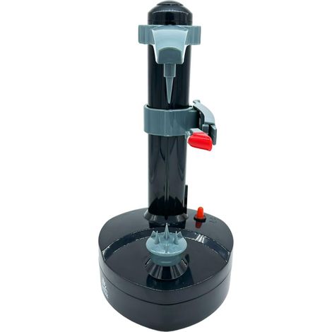 Pelapatate elettrico per frutta e verdura Igienico e sicuro Pelapatate veloce Strumento multifunzionale Pelapatate automatico per carote, nero, plastica (1/4)