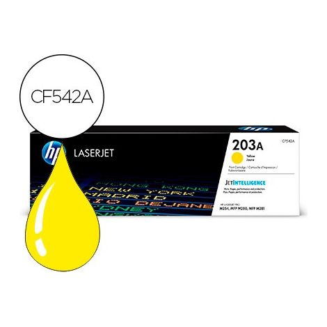 HP Cartucho de tóner Original LaserJet 203A amarillo