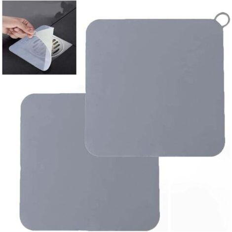 2 Bouchons de vidange de Sol en Silicone Anti-Odeur, Bouchon de vidange en Gel de silice, Couvercle désodorisant Anti-Odeur, désodorisation des (1/4)