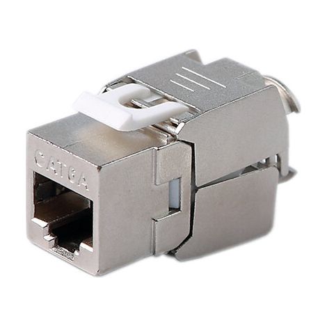 Embase RJ45 sans outil Cat.6A Grade 3TV blindé 360° - boîte de 8 - ID CABLES
