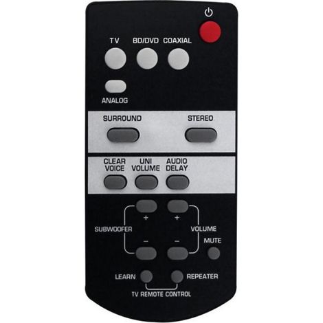 Télécommande de Remplacement - Pour Barre de Son Yamaha YAS-103 YAS-93 - Noir - 1 Pièce (1/5)