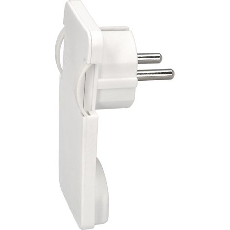 SPINA PIATTA SALVASPAZIO SCHUKO 16A BIANCO MAURER - CF. BUSTA (1/5)