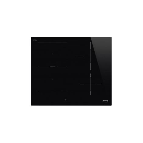 Piano Cottura da Incasso Induzione 4 Zone Flessibili 60 cm Nero Smeg SI1M4644D (1/3)