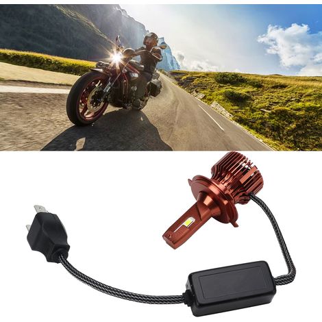 Ultrahelle 48W 4800LM LED-Motorradlampe, integriertes Abblend- und Fernlicht, ultrahelle H4 (L9M) (1/5)