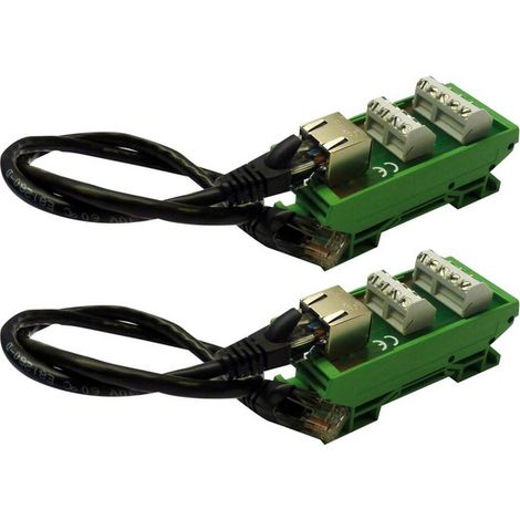 Connecteur RJ sur bornier pour raccorder des câbles type LYT ou SYT (1/2)