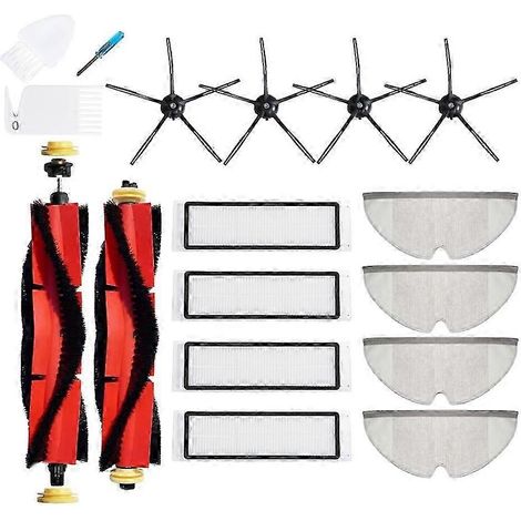 Kit de 17 pièces de rechange pour robots aspirateurs et laveurs de sols Roborock S5, S5 Max, S6, S6 MaxV, S6 Pure, E20, E25 et E35 (1/5)
