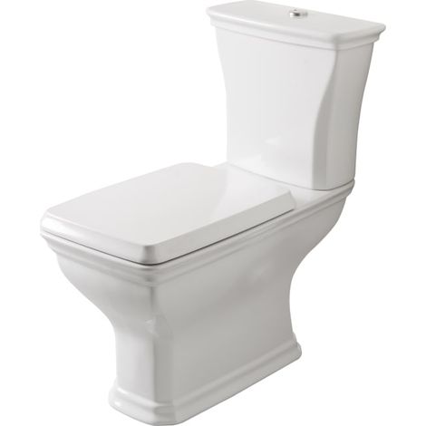 Kronenbach Zeta 2.0 Stand-WC Vario Tiefspüler zur Kombination mit Spülkasten (1/3)
