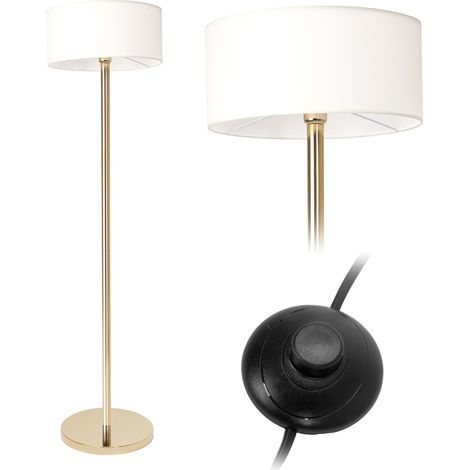Floor Lamp Living Room Toolight APP966-3F Gold Round 1-light point E27 50x35x155cm