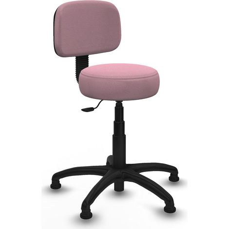 Silla Llanos giratorio bali rosa base poliamida 600 topes