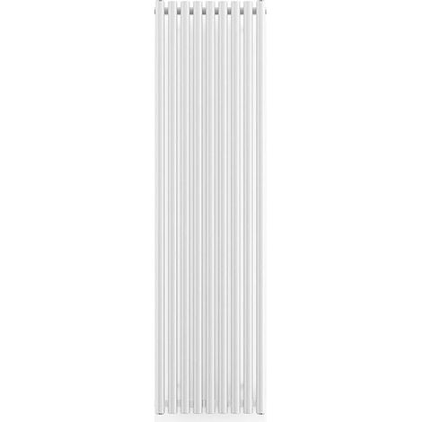 Weißer elektrischer Heizkörper, 1800 mm hoch und 290 mm breit - 600 Watt - TUN1800/290VWSE8B