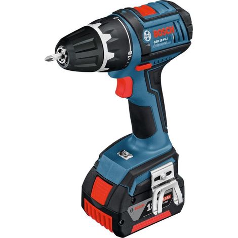 BOSCH - PROFESSIONAL TRAPANO AVVITATOREABATTERIA GSR18V 18.0V LITIO- 4Ah MANDRINO AUTOSERRANTE 13MM 2 BATTERIE (1/5)