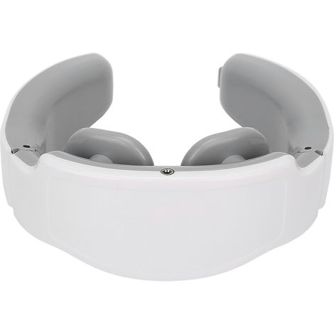 Massaggiatore cervicale pulsato, massaggiatore intelligente ricaricabile per fisioterapia del collo, 3 testine di ricarica, bianco - AquaForge (1/2)
