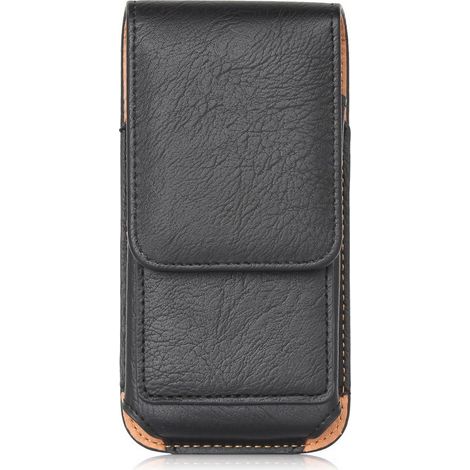 Étui en cuir universel pour iPhone, Samsung, Huawei, Xiaomi – Sac banane ceinture à clip pour téléphone 3,5-6,3 pouces