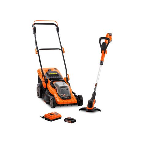 Cortacésped powerplus powdpg75567 20V sin cable capacidad 30L