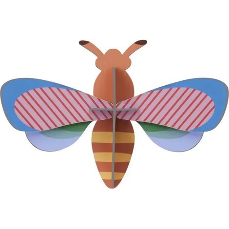 Studio ROOF Ornament, Bastel-Set, 3D Wandobjekt - Honigbiene (1/3)