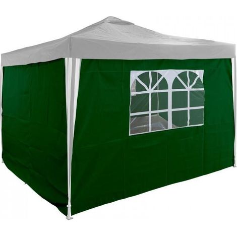Set de bâches d'habillage pour tonnelle D41048 - couleur verte
