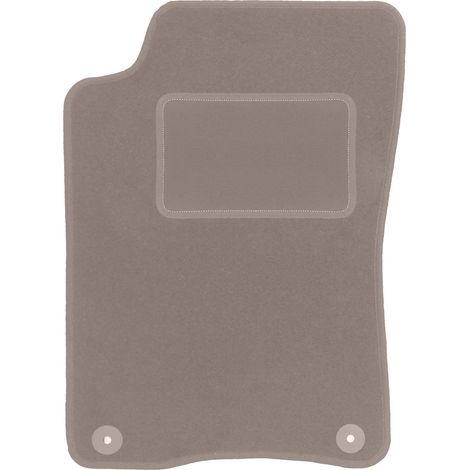 Tappetino conducente in velluto per: Audi 90 B3 berlina (1986-1991) beige