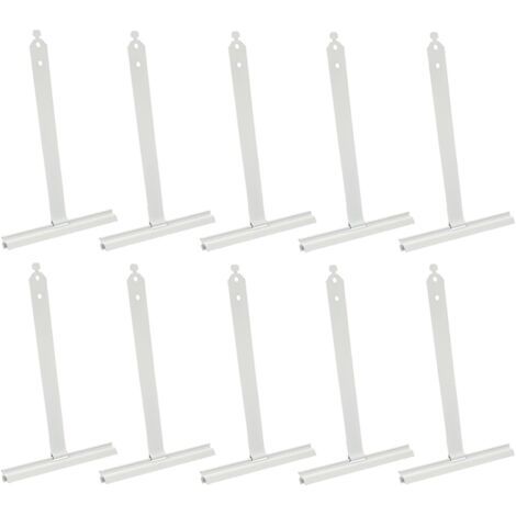 10 Pièces Mini Ressorts de Suspension pour volet Roulant Fixation pour volet Roulant Ressorts de Suspension Pour Volet Roulant électrique et manuel(100x190mm,Blanc) (1/5)