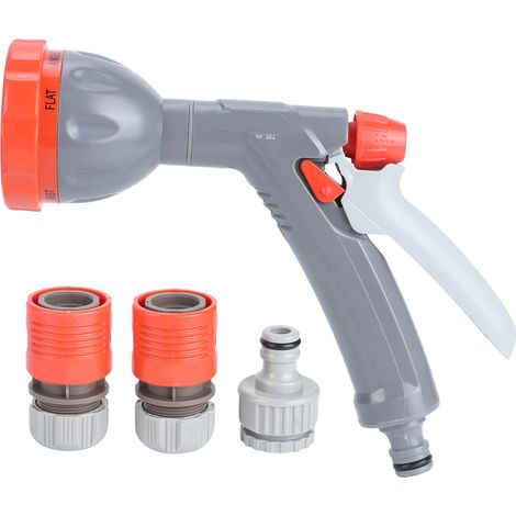 8-fonctions pulvérisateur d'arrosage multifonction lance à jet pour jardin nettoyage voiture tuyau d'eau