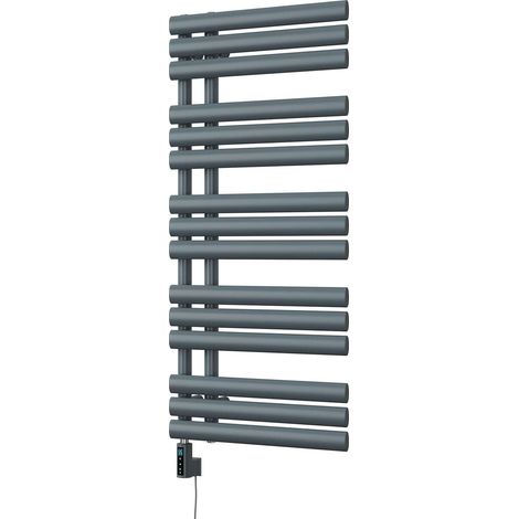 Percival - Anthracite Electric Towel Rail H1120mm x W500mm 500w Thermostatic WIFI (1/3)