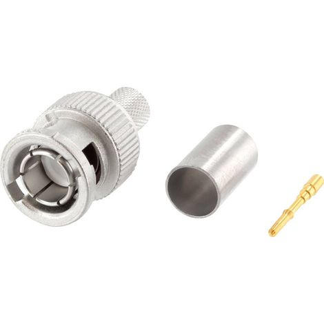 Telegärtner 100023475 100023475 Connettore BNC per HDTV Spina dritta 75 Ω 1 pz. (1/3)