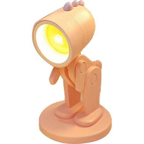 Pink Dinosaur LED Night Light – Compact and Decorative Mood Lamp for Bedroom or Office (1/5)