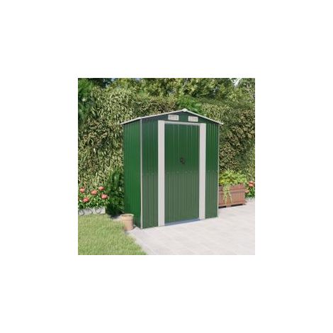 Abri de jardin Vert 192x108x223 Acier galvanisé (1/5)