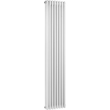 Bayswater Nelson 3-Column Vertical Radiator 1800mm High x 381mm Wide White (1/3)